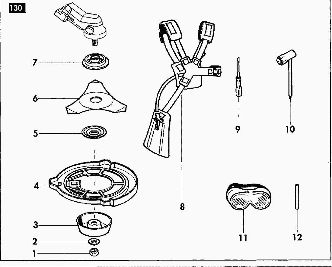 Spare Parts Lists For Solo Motorised Trimmers Tools Standard