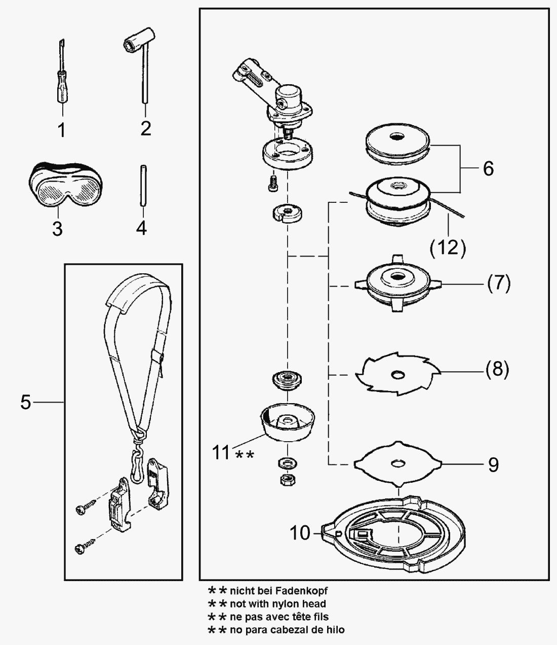 Spare Parts Lists For Solo Motorised Trimmers Tools Accessories