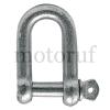 Industry D-chain joint, galvanised, straight form