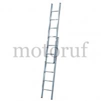 Industry and Shop Sliding ladder made of aluminium, 2-piece