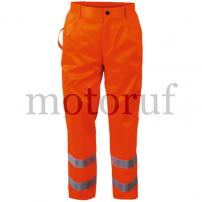 Industry and Shop Hi-vis trousers, orange, size XL