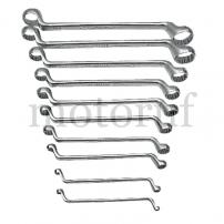 Top Parts Double Ring spanner set