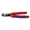 Industry Pliers black atramentised, head polished, handles with multi-component covers