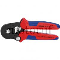 Industry and Shop Self-adjusting crimping tool for wire end ferrules with side inlet