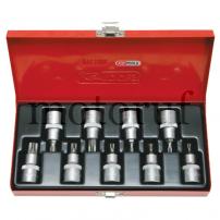 Top Parts 1/2" Bit socket set for TX bolts, 9-pcs., T20-T60