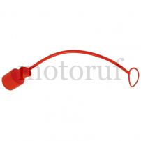 Top Parts Protective cap male thread KS DN12-BG3 red