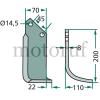 Gardening and Forestry Curved blade