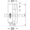 Industry and Shop 3/4" hexagon impact socket, long, 24mm