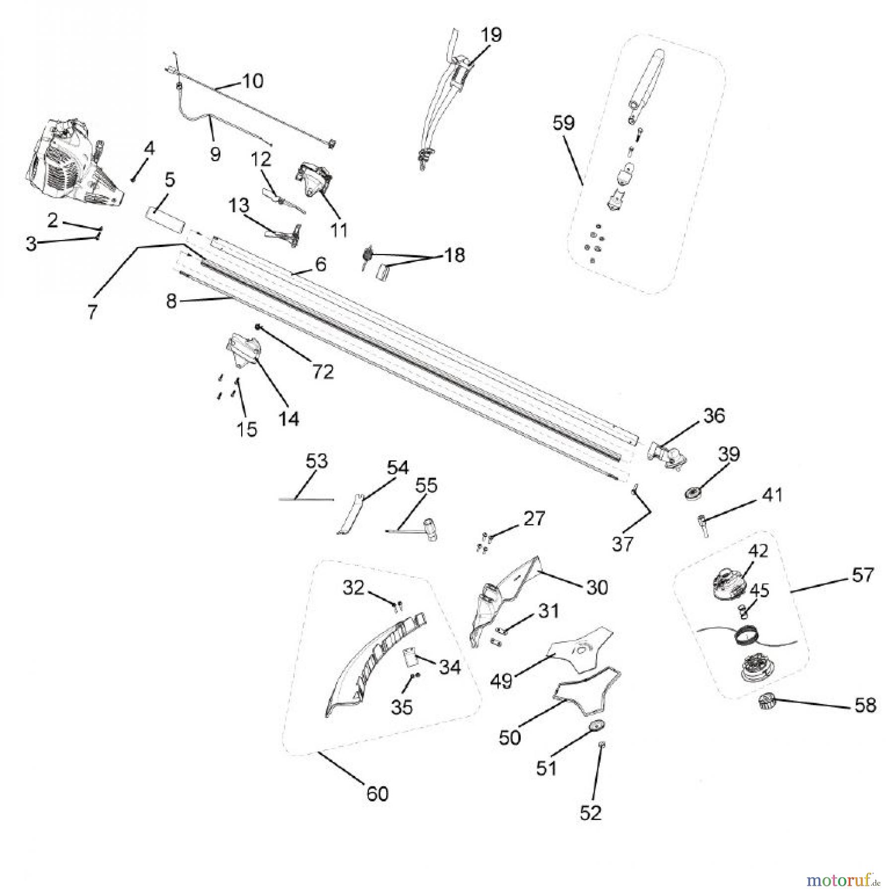  Homelite Motorsensen HBC26SJ Seite 1