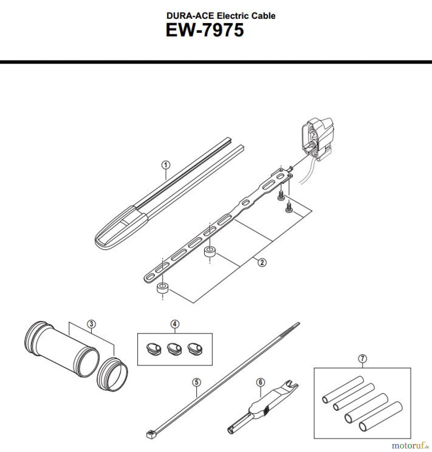  Shimano EW Elektrische Kabel EW-7975 2902B