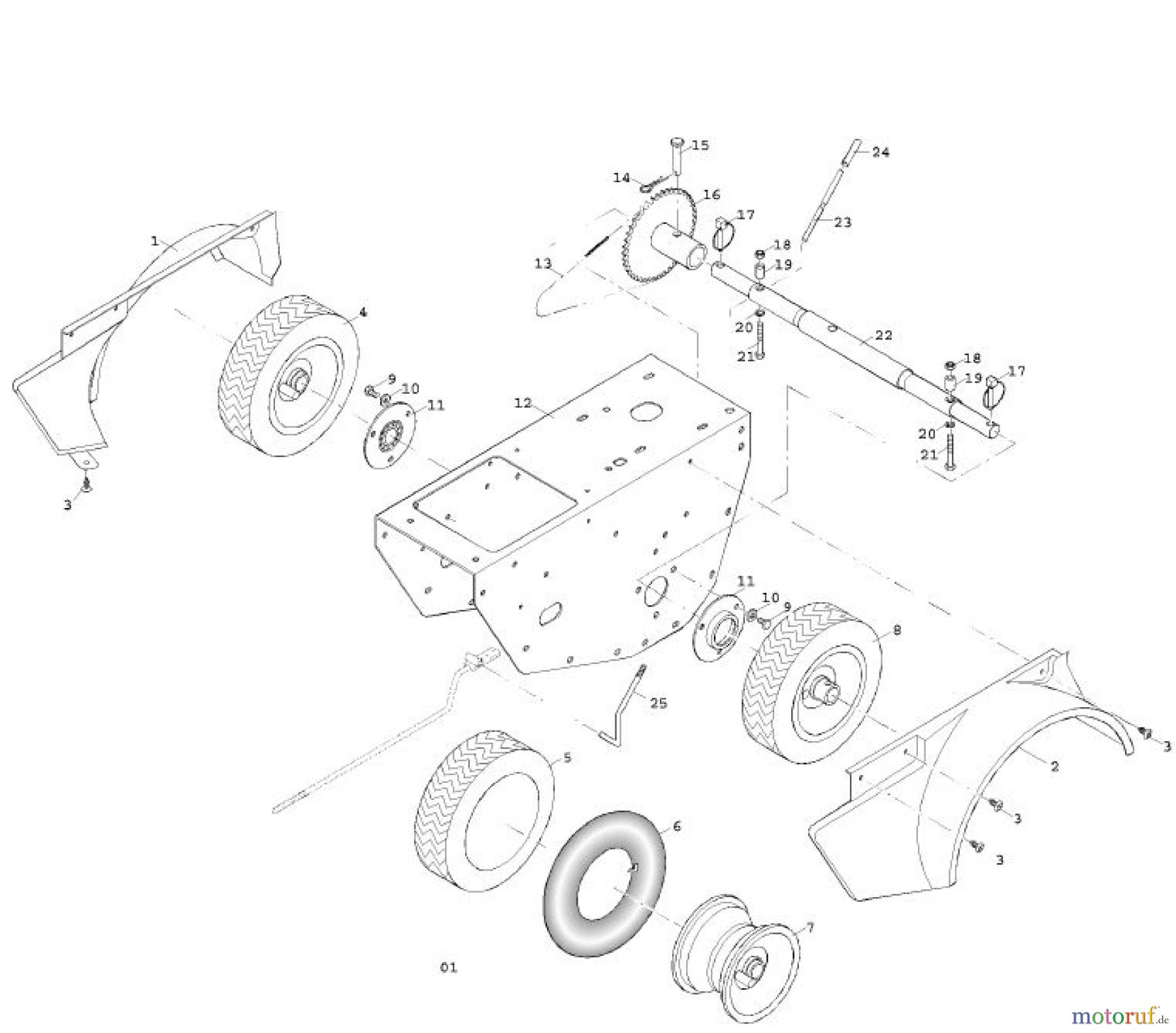  Tielbürger Kehrmaschinen tk38 (Die Ersatzteilliste ist nur als PDF verfügbar. Bitte senden Sie uns eine E-Mail an info@motoruf.de) Seite 1