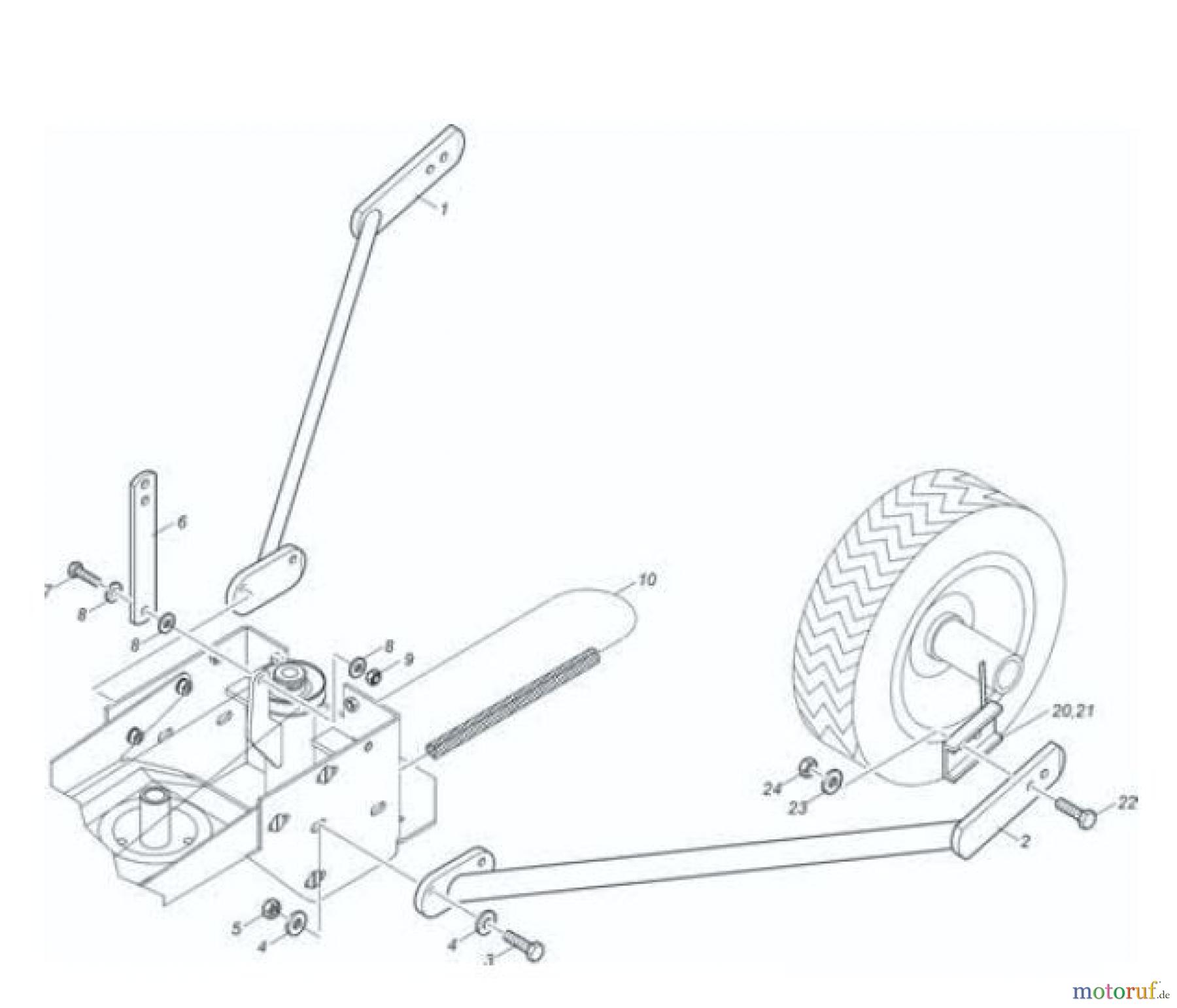  Tielbürger Rasentraktor Zubehör tk522 AN-513-001 Seite 1