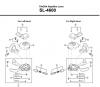 Shimano SL Shift Lever - Schalthebel Spareparts SL-4600 TIAGRA Rapidfire Lever