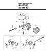 Shimano SL Shift Lever - Schalthebel Spareparts SL-5S30, SL-5S30-A