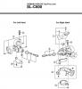 Shimano SL Shift Lever - Schalthebel Spareparts SL-C600 SHIMANO NEXAVE Tap-Fire Lever