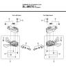 Shimano SL Shift Lever - Schalthebel Spareparts SL-M670-I (Ispec) SHIMANO SLX Rapidfire Lever