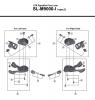 Shimano SL Shift Lever - Schalthebel Spareparts SL-M9000I -3778 I-specⅡ  XTR Rapidfire Plus Lever
