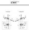 Shimano SL Shift Lever - Schalthebel Spareparts SL-M970 -2610 XTR Mega-9 Rapidfire Lever