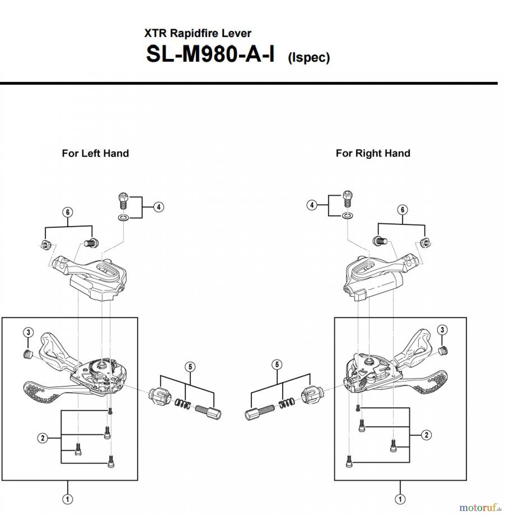  Shimano SL Shift Lever - Schalthebel SL-M980-A-I-3413