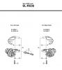 Shimano SL Shift Lever - Schalthebel Spareparts SL-RS36 -3294  Revo-Shift Lever