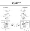 Shimano SL Shift Lever - Schalthebel Spareparts SL-T780 DEORE XT Rapidfire Lever