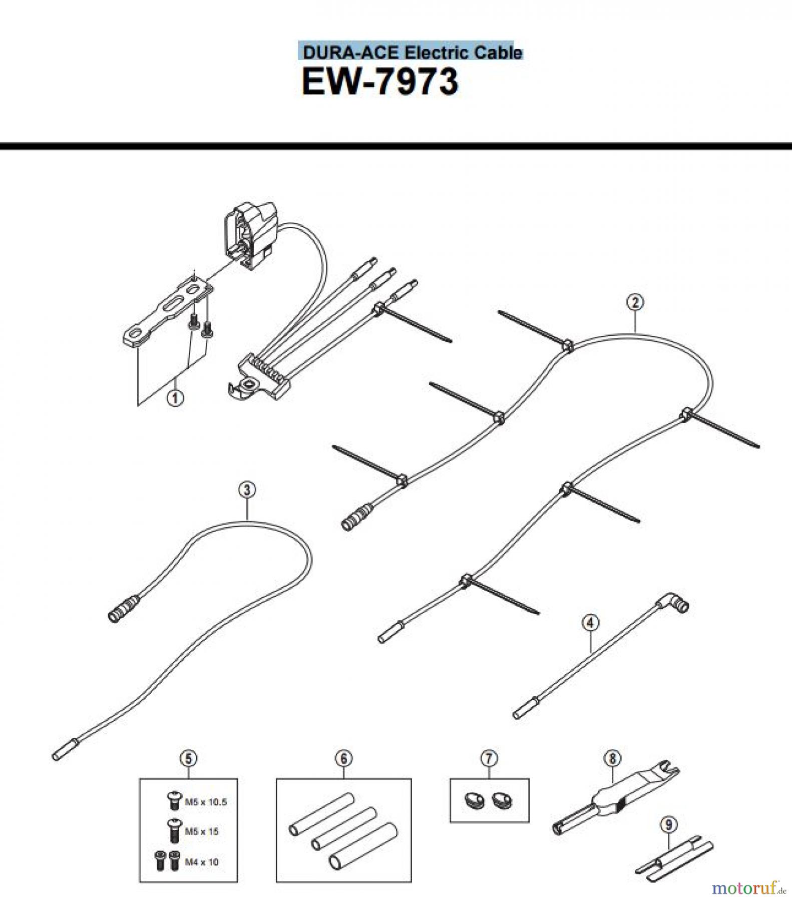  Shimano EW Elektrische Kabel EW-7973 -2968A  DURA-ACE Electric Cable