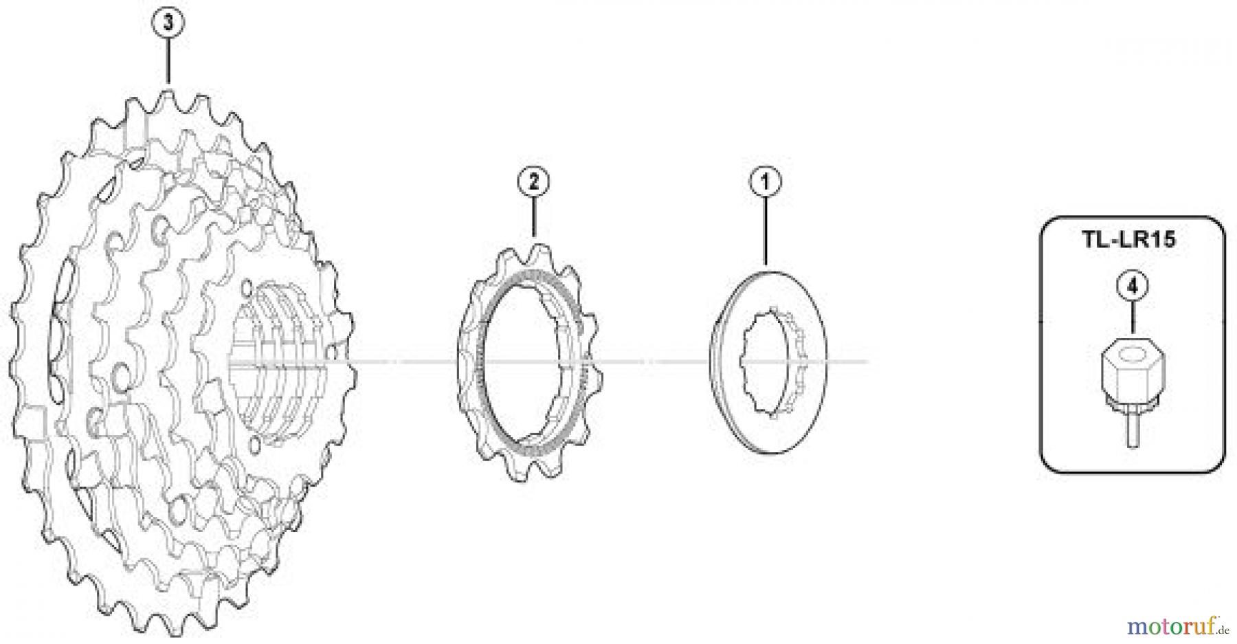  Shimano CS Cassette / Zahnkranz CS-HG20-7 Cassette Sprocket (7-Speed)