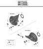 Shimano BR Brake - Bremse Spareparts BR-C3000-F_R -3751A NEXUS Roller Brak