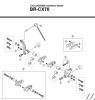 Shimano BR Brake - Bremse Spareparts BR-CX70 -3223 CYCLOCROSS Cantilever Brake