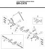 Shimano BR Brake - Bremse Spareparts BR-CX70 -3223A CYCLOCROSS Cantilever Brake