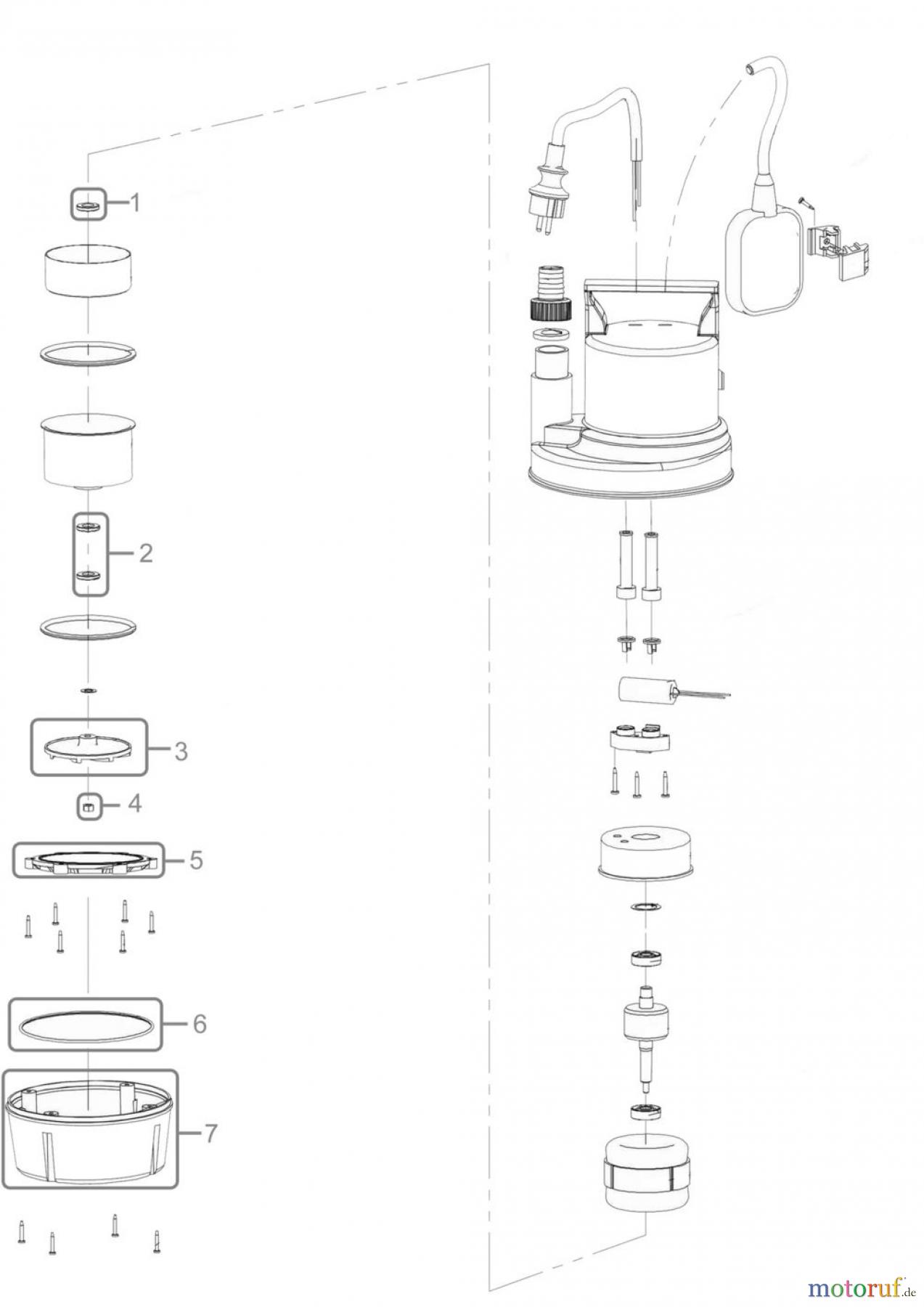  Güde Pumpentechnik Tauchpumpen Flachsaugpumpen FLACHSAUGERPUMPE GFS 2000 - 94611 FSL94611-01