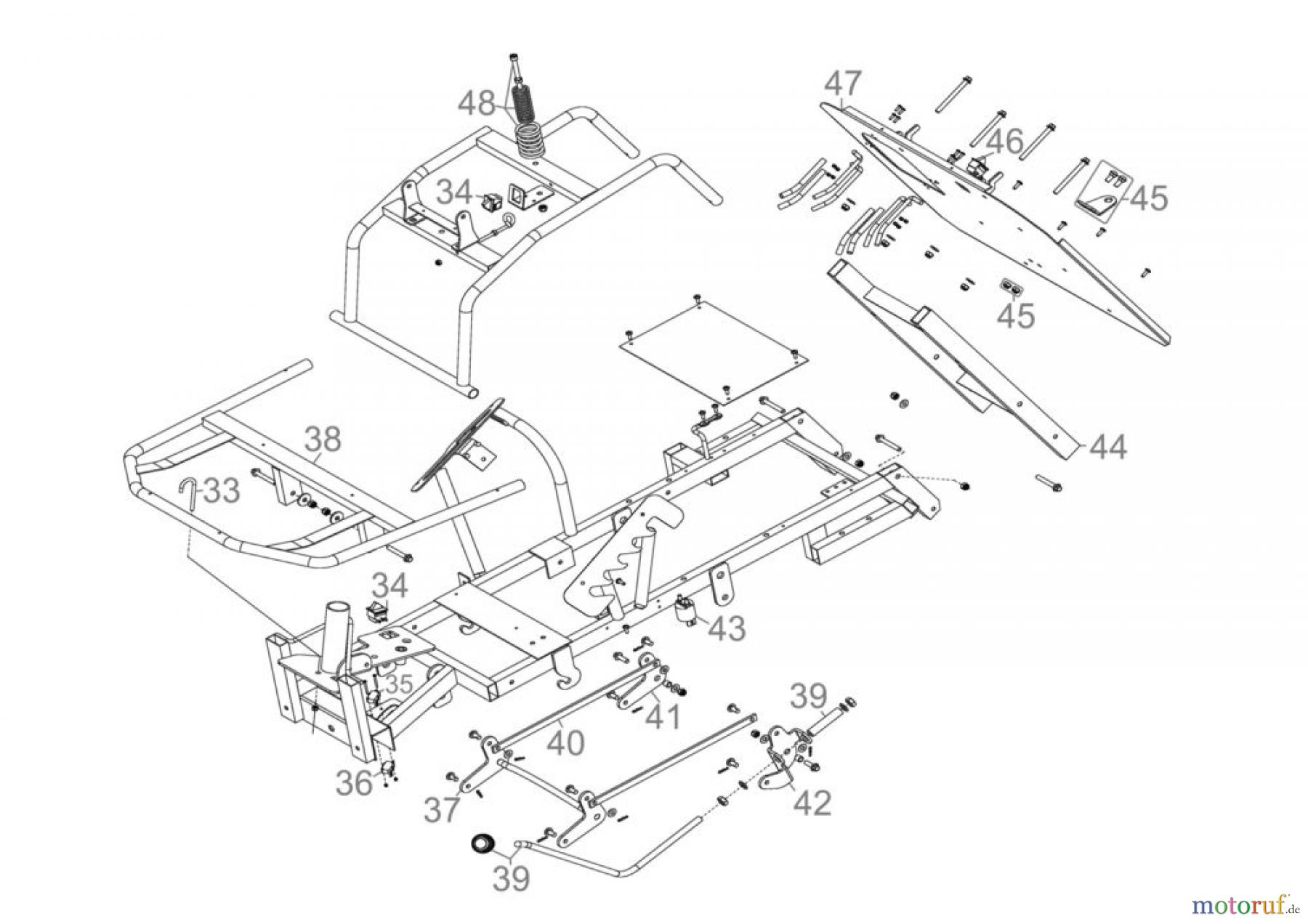  Güde Gartentechnik Rasenmäher Benzin-Rasenmäher Schnittbreite ab 50 cm AUFSITZRASENMÄHER GAR 600 - 95450 FSL95450-02 Seite 3