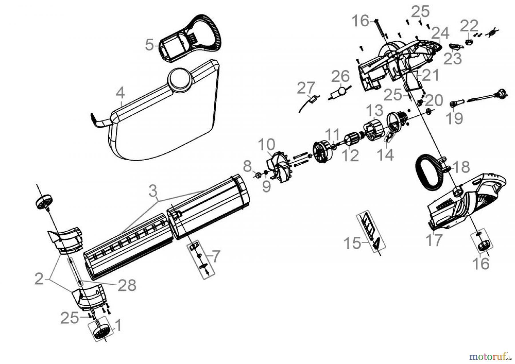  Güde Gartentechnik Laub-Sauger & Bläser Elektro LAUBSAUGER GLS 3000 VST - 94342 FSL94342-01