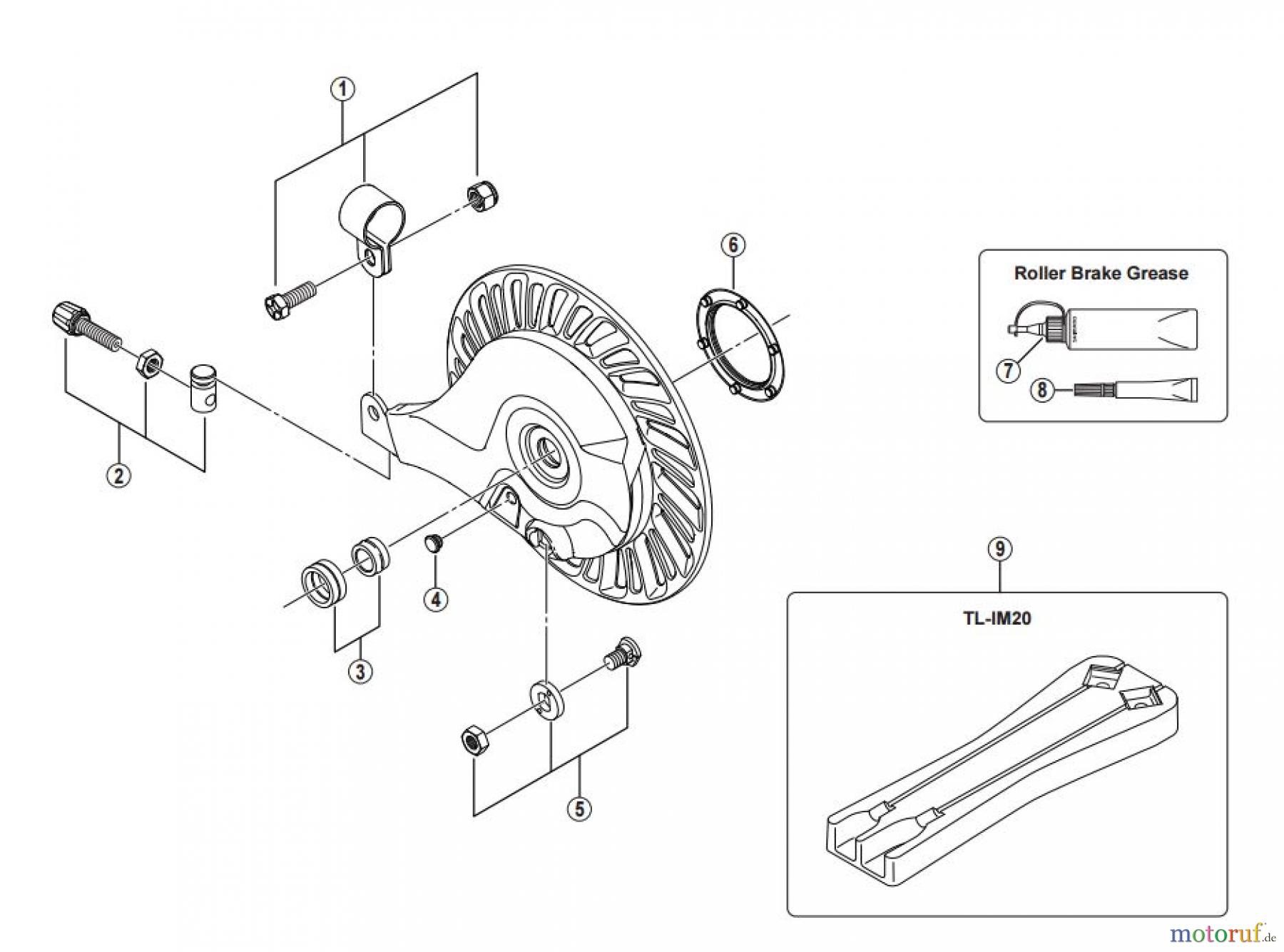  Shimano BR Brake - Bremse BR-IM80-R -2962