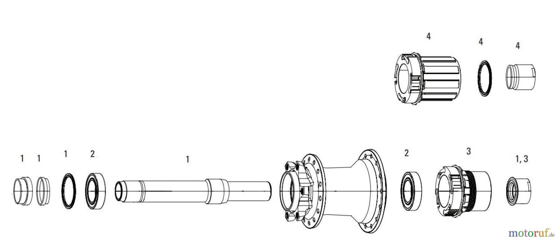  Sram Sram SRAM 716 / 746 - MTB HUB