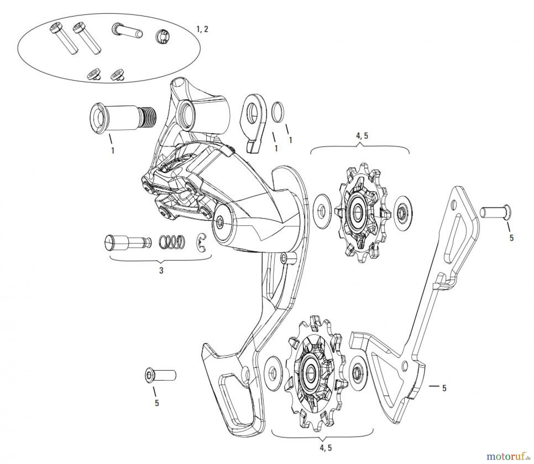  Sram Sram SRAM GX 2X11 TYPE 2.1 - REAR DERAILLEUR