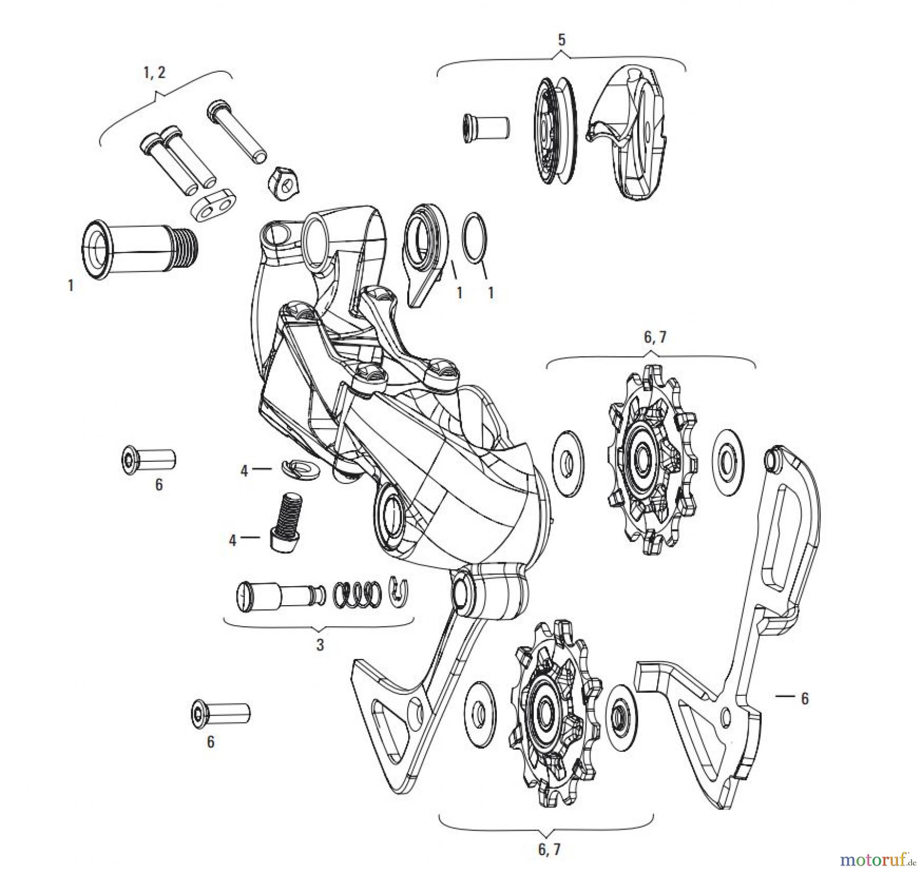  Sram Sram SRAM GX 1X11 TYPE 2.1 - REAR DERAILLEUR