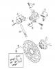 Shimano BR Brake - Bremse Spareparts BR-M475-M2180 Front Disc Brake