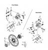 Shimano BR Brake - Bremse Spareparts BR-M545-2555A Brake Caliper Disc Brake