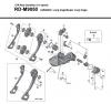 Shimano RD Rear Derailleur - Schaltwerk Spareparts RD-M9050- 3817