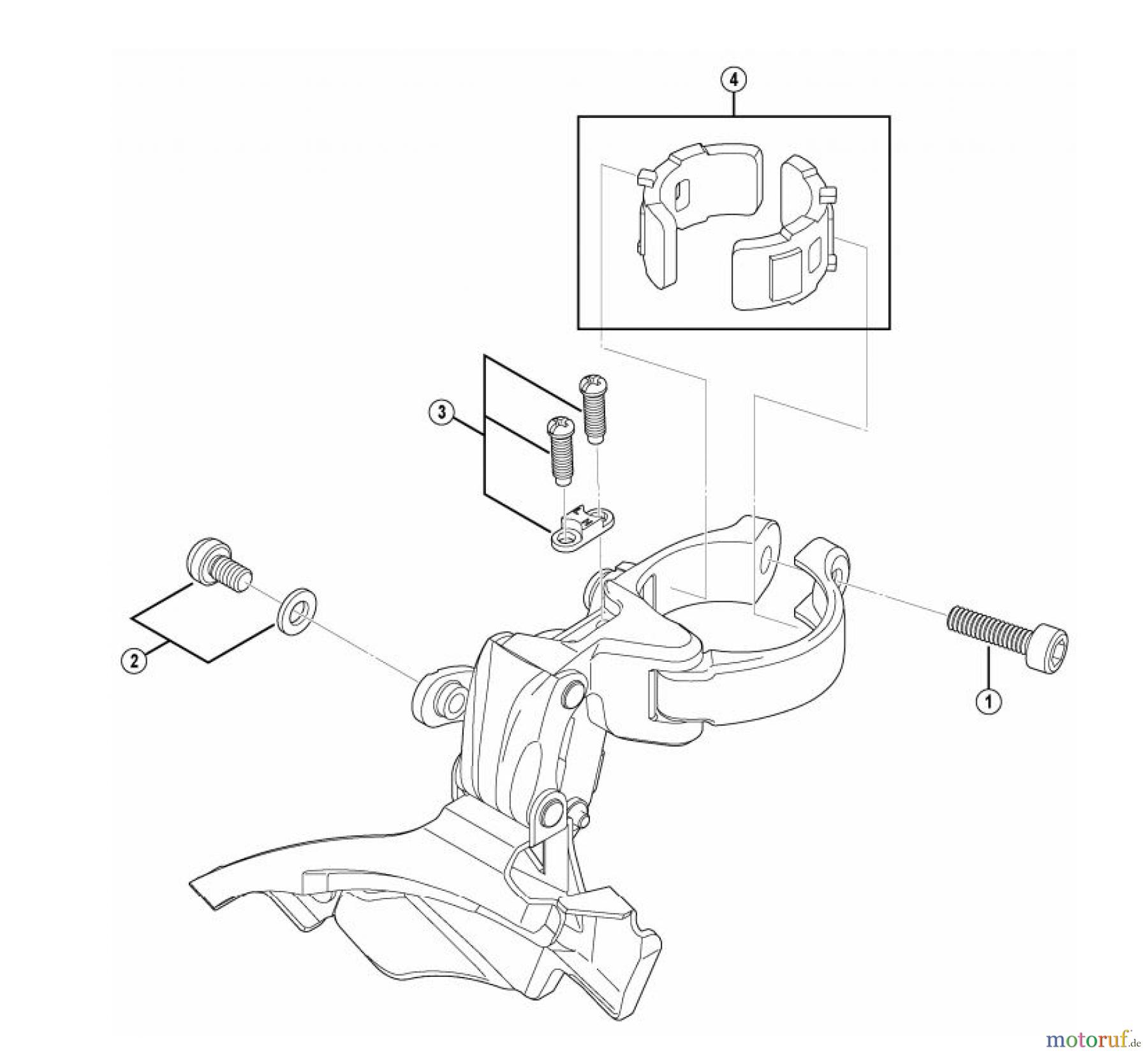  Shimano FD Front Derailleur - Umwerfer FD-M371