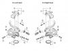 Shimano ST Rapidfire- Schaltbremshebel Spareparts ST-M310-8R2-3258 Rapidfire Plus Lever (2-Finger / For V-BRAKE)