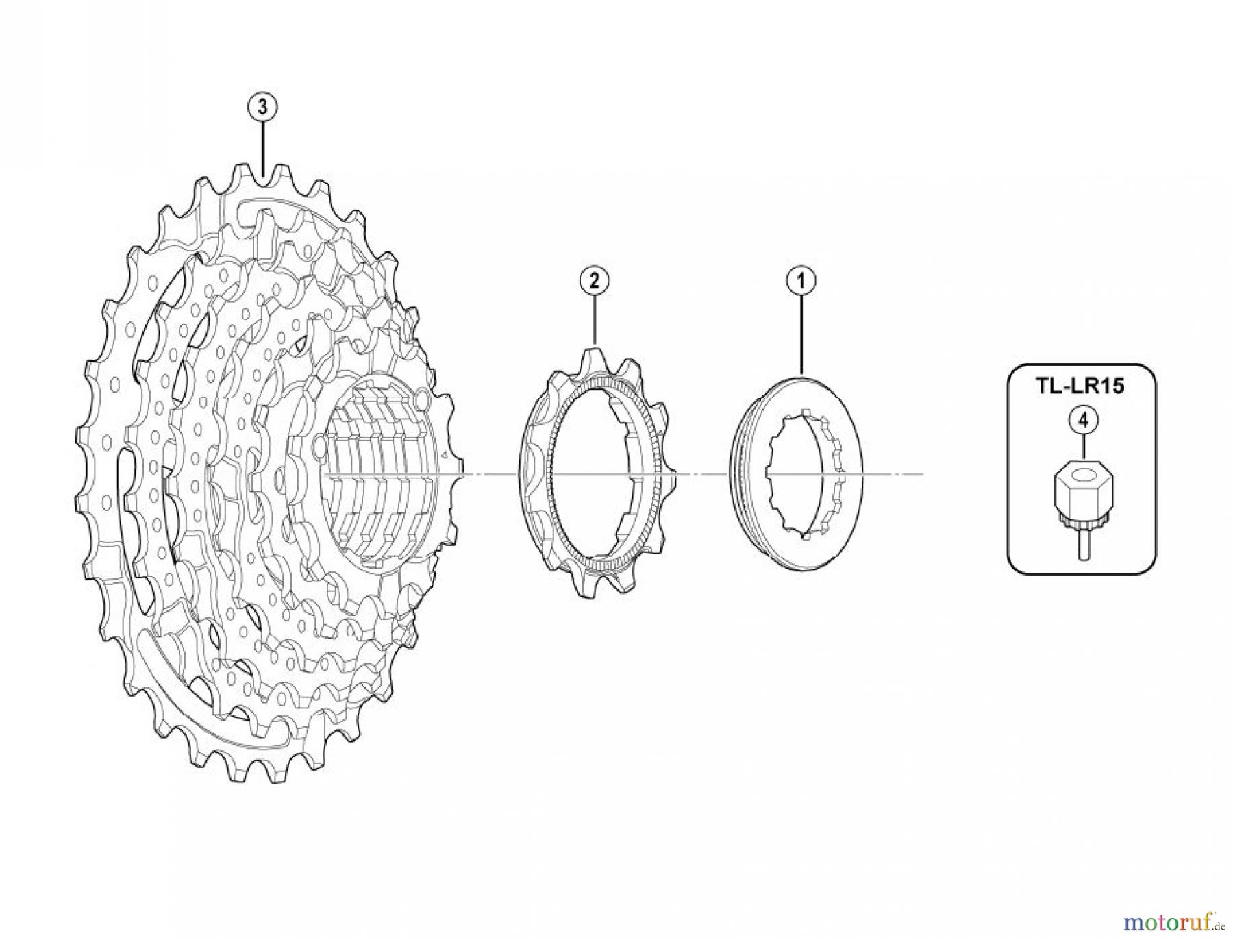  Shimano CS Cassette / Zahnkranz CS-HG41-7-3235