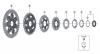 Shimano CS Cassette / Zahnkranz Spareparts CS-M9001 -3838 Kasette MTB 11-fach