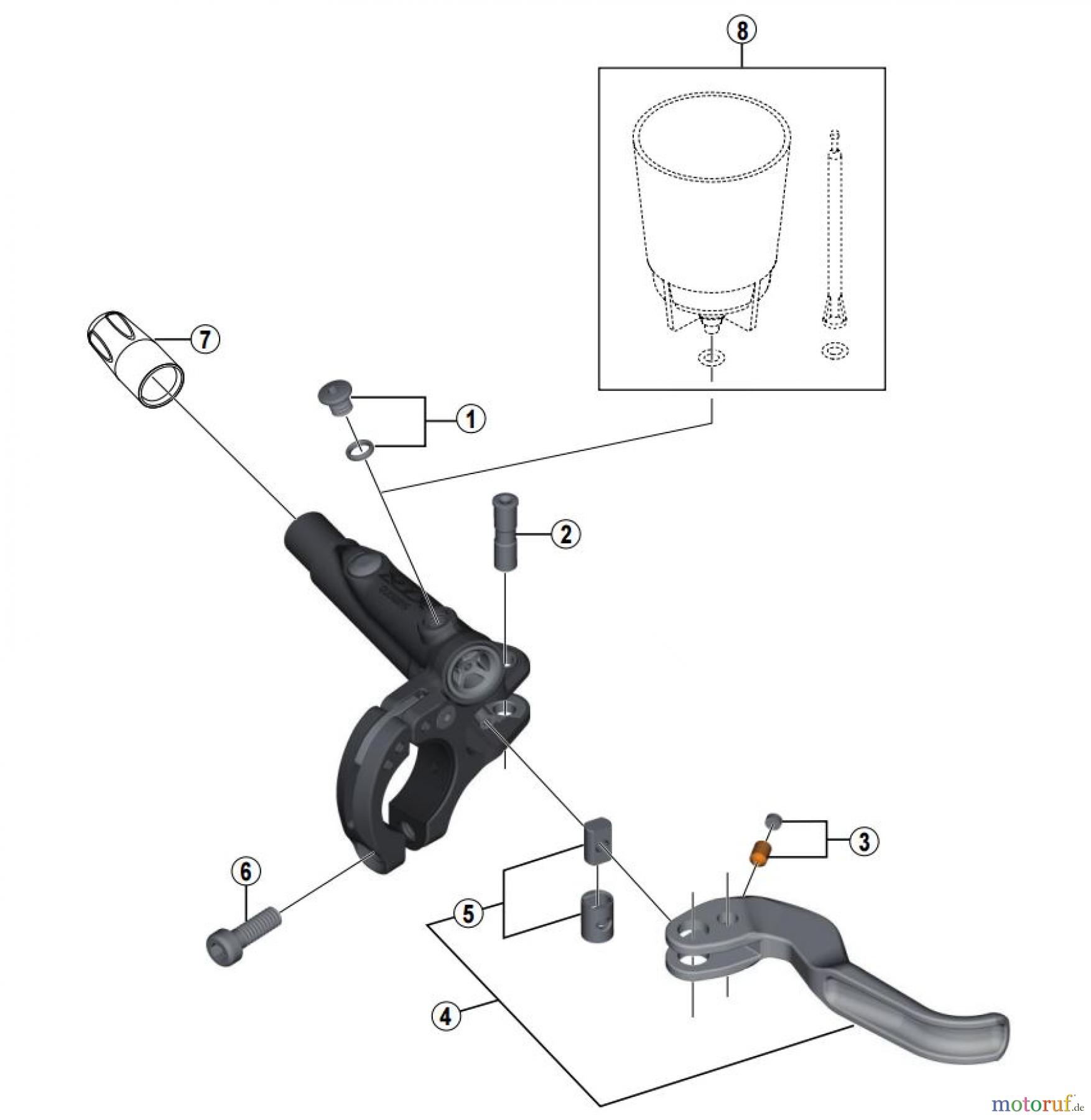  Shimano BL Brake Lever - Bremshebel BL-M9000-3779 Bremshebel für Scheibenbremse