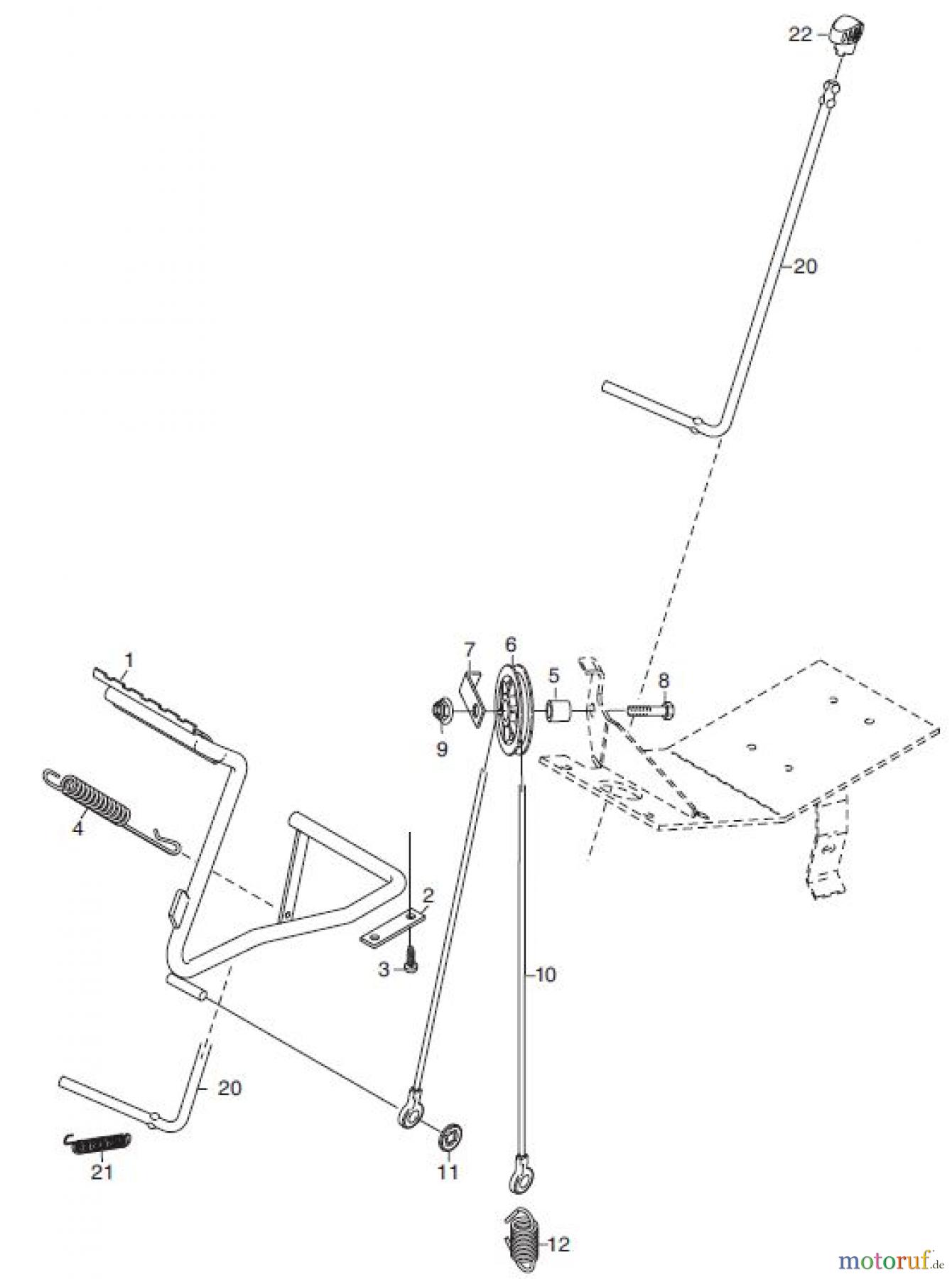  Global Garden Products GGP Frontmäher X1 2010 MÄHWERKHEBER