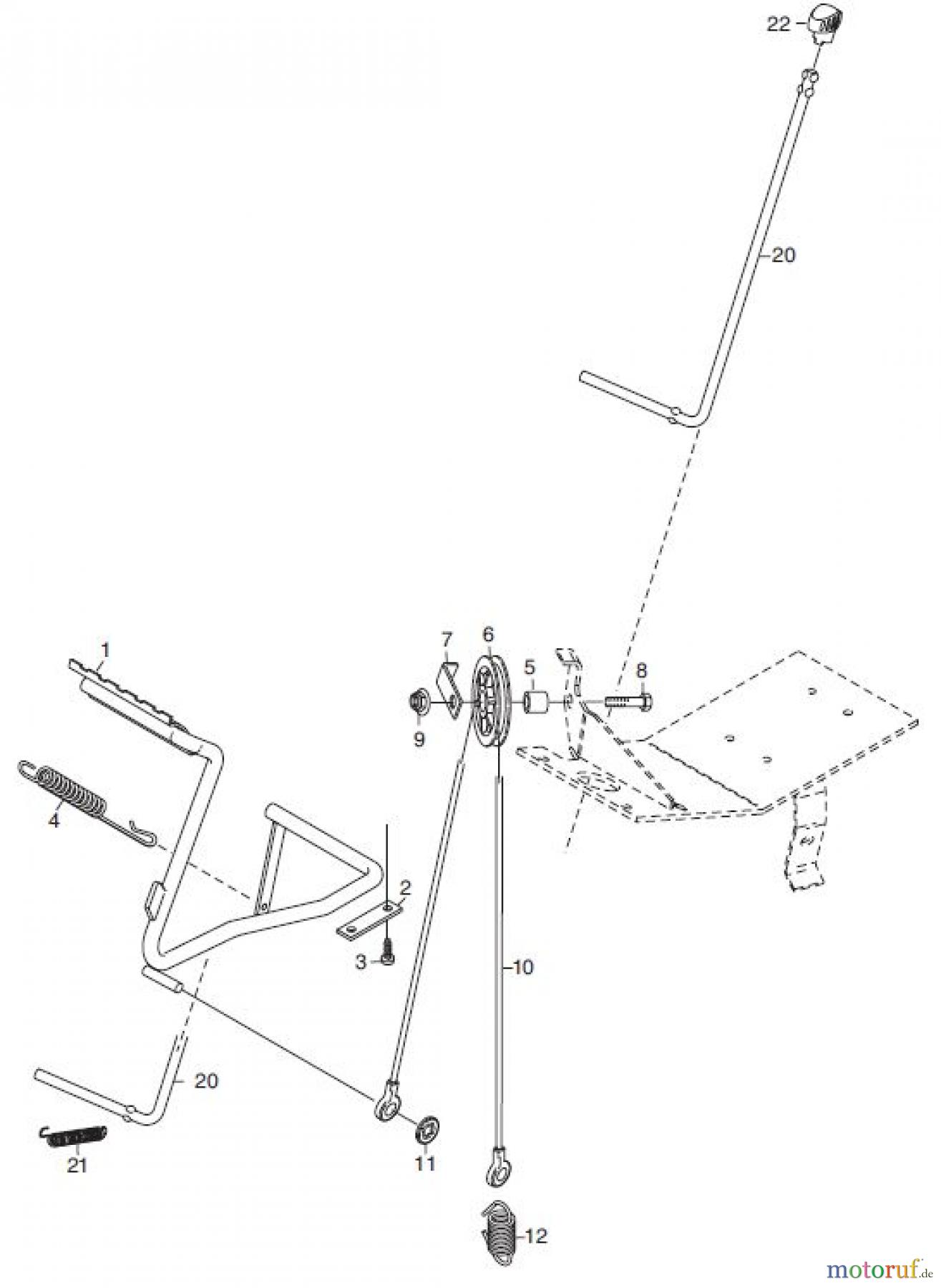  Global Garden Products GGP Frontmäher X1 2011 MÄHWERKHEBER 