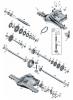 Global Garden Products GGP XM_Series 2008 Spareparts DANA GETRIEBE 6800-7 6800-8 