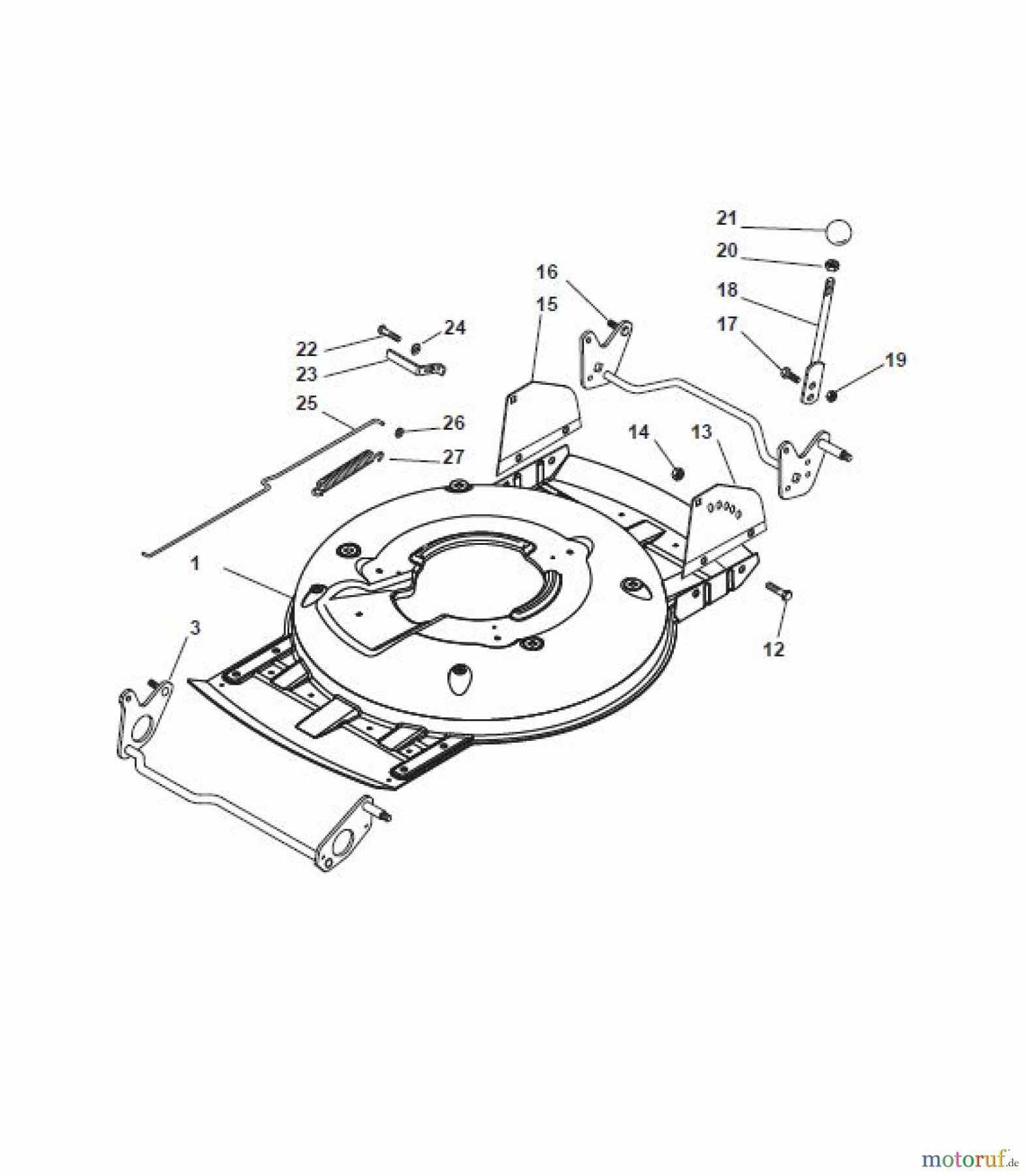  Global Garden Products GGP Rasenmäher Baujahr 2017 Akku 2017 Mit Antrieb MCS 500 TR Li 80 Deck And Height Adjusting