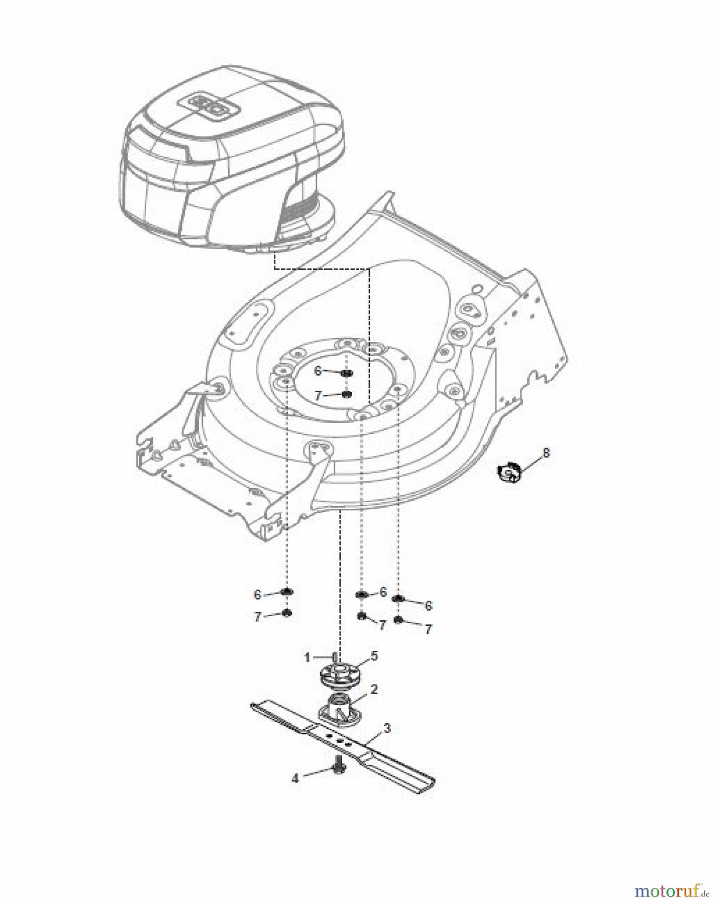  Global Garden Products GGP Rasenmäher Baujahr 2017 Akku 2017 Mit Antrieb MP1 500 S Li 80 Blade